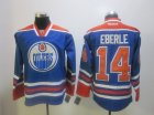 2012 Edmonton Oilers #14 EBERLE blue nhl jersey