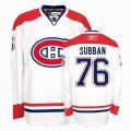 Montreal Canadiens 76# Subban White NHL Jerseys