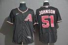 Arizona Diamondbacks #51 Randy Johnson black Flexbase Authentic Collection Jersey-WL