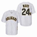 Bruno Mars #24K Hooligans White Baseball Jersey-SG