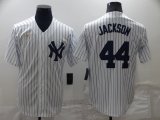 Nike New York Yankees #44 Reggie Jackson White majestic baseball Jersey