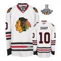 Chicago Blackhawks 10 Patrick Sharp white NHL Jerseys