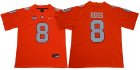 Clemson Tigers #8 Justyn Ross orange College Football Color Rush Limited Jersey-HJ