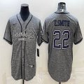 Nike Dallas Cowboys #22 E.Smith Hemp gary baseball jerseys Joint name-BD