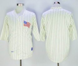 Los Angeles Dodgers Blank Cream Stripe 1917 Throwback Baseball Jersey