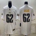 Nike Philadelphia Eagles #62 Jason Kelce white gold Color Rush Limited Jersey