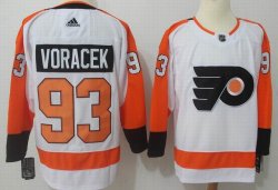 Adidas Philadelphia Flyers #93 Jakub Voracek white hockey jersey