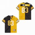 Pittsburgh Steelers Heath Miller #83 black Yellow throwback nfl Jersey