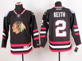 Reebok Chicago Blackhawks KEITH 2 black nhl Jersey