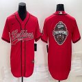 Nike Bulldog blank red NCAA and baseball jerseys Joint name-BD 02