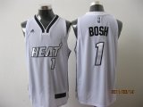 Miami Heat 1# CHRIS BOSH White cheap nba Jerseys