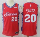 Nike Philadelphia 76ers Markelle Fultz #20 red Swingman Stitched Jersey