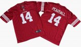 San Francisco 49ers 14# Ricky Pearsall Nike Red Color Rush Limited Jersey