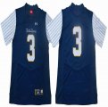 Norte Dame Fighting Irish #3 Joe Montana white blue colege football jerseys