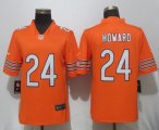 Nike Chicago Bears #24 Howard orange Color Rush Limited Jersey