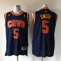 Cleveland Cavaliers JR Smith #5 black Swingman nba jersey