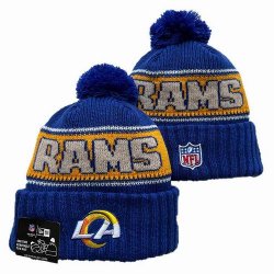 2024 Los Angeles Rams blue yellow white NFL Sports Cuffed Knit Hats