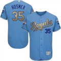 2016 Kansas City Royals #35 Eric Hosmer skyblue gold Flexbase Authentic Collection Jersey