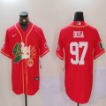 Nike San Francisco 49ers #97 Nick Bosa red Mexico baseball jerseys Joint name-BD 01