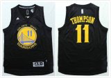 Golden State Warriors 11 Klay Thompson black NBA Revolution 30 Jerseys