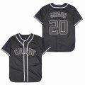 Men's Josh Gibson #20 Homestead Grays Negro National League black Baseball Jerseys