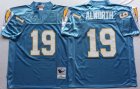 San Diego Chargers #19 Alworth skyblue Throwback nfl jersey