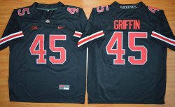 2015 Ohio State Buckeyes Archie Griffin 45 NCAA Football Jersey - Blackout