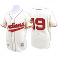 Cleveland Indians 19 Bob Feller 1948 Throwback Jersey