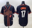 Nike Baltimore Orioles #17 Colton Cowser black majestic baseball jersey Joint name -BD 02