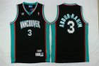 2015 Vancouver Grizzlies Shareef Abdur-Rahim #3 black nba basketball Jerseys