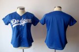 Los Angeles Dodgers Blank Blue MLB Women Jerseys