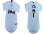 Florida Marlins #7 Jose Reyes White MLB Jerseys