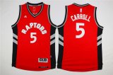 NBA Toronto Raptors #5 DeMarre Carroll Red Swingman Jersey