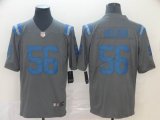 Indianapolis Colts #56 Quenton Nelson Nike gray Color Rush Limited Jersey Reverse version