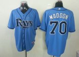 Tampa Bay Rays MADDON 70 Blue mlb jerseys