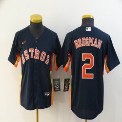 Women Nike Houston Astros #2 Alex Bregman blue majestic baseball jerseys