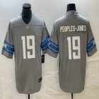 Nike Detroit Lions #19 Peoples-Jones gray Color Rush Limited Jersey