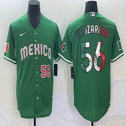 2023 World Cup Mexico #56 Randy Arozarena green majestic baseball jerseys 35