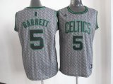 Boston Celtics 5# Garnett gray nba limited jerseys