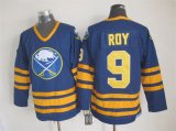 Buffalo Sabres 9# Derek Roy blue CCM NHL hockey Jerseys