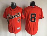 2016 San Francisco Giants Hunter Pence #8 orange Flexbase Authentic Collection Jersey