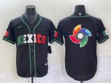 2023 World Cup Mexico blank black new majestic MLB baseball Jerseys-BD 37