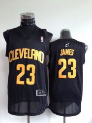 2014 Cleveland Cavaliers LeBron James #23 black nba jersey