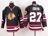 Reebok Chicago Blackhawks ODUYA 27 black nhl Jersey