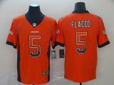 Nike Denver Broncos #5 Joe Flacco drift orange Color Rush Limited Jersey