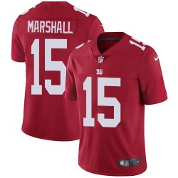 New York Giants #15 Brandon Marshall Nike red Color Rush Limited Jersey