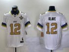 New Orleans Saints 12# Chris Olave white fashion Nike Vapor F.U.S.E. Limited Jersey 02