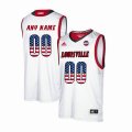 Custom Louisville Cardinals white college basketball jersey(1)