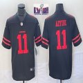 49ers #11 Brandon Aiyuk black nike Color Rush Limited Jersey-BD