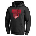 Men's Detroit Red Wings Fanatics Branded Black Hometown Collection Pullover Hoodie